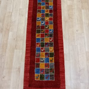 【レッド系】ペルシャ絨毯 ペルシャギャッベ